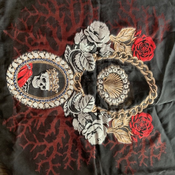 Alexander McQueen lost in the sea silk scarf - Picture 8 of 8